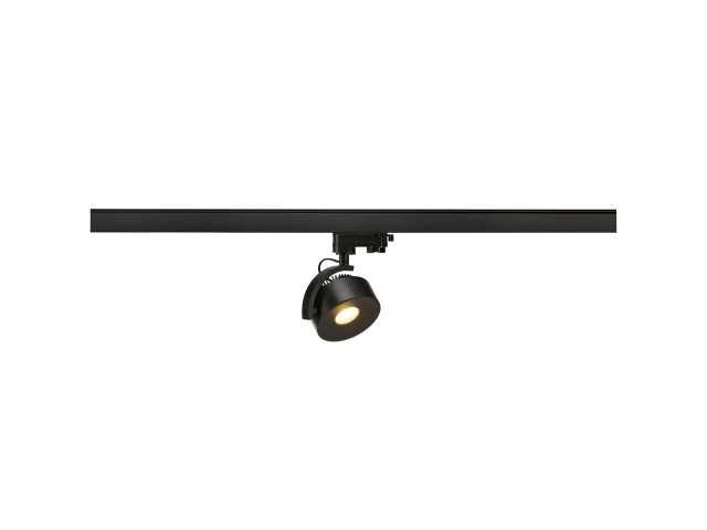 SLV | 3 Fase | KALU TRACK LEDDISK | 10 Watt Black | Warm Wit | 3000k | 28 Graden