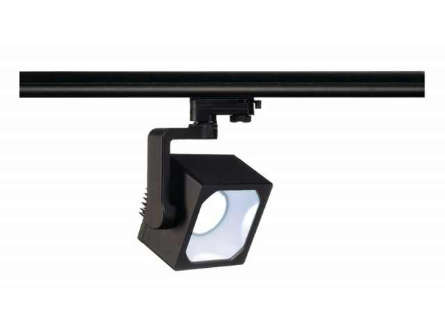 SLV | 3 Fase | EURO CUBE DLMi zwart 2000lm | 24 Watt Black | Warm Wit | 4000k | 28 Graden