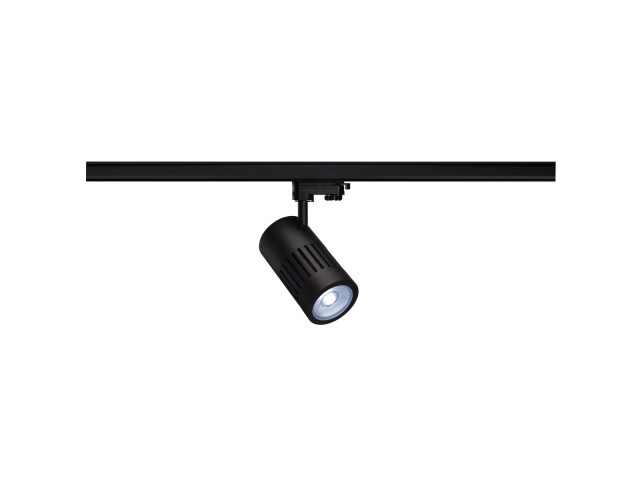 SLV | 3 Fase | STRUCTEC 1xLED 4000K 60gr | 2300lm | 24 Watt Black | Daglicht Wit