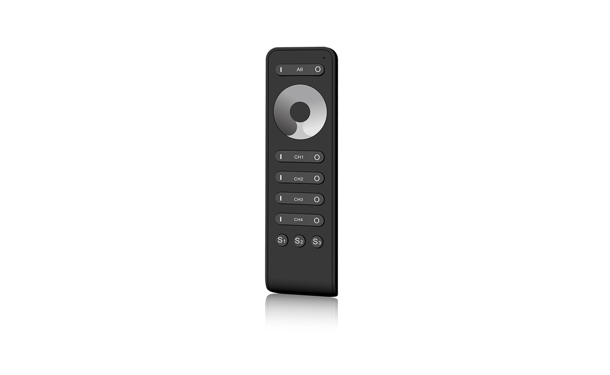 LED Dimmer | 10 Zonne | RF afstandsbediening (4 Kanaal) | DELUXZ RS6 | 1 Kleur