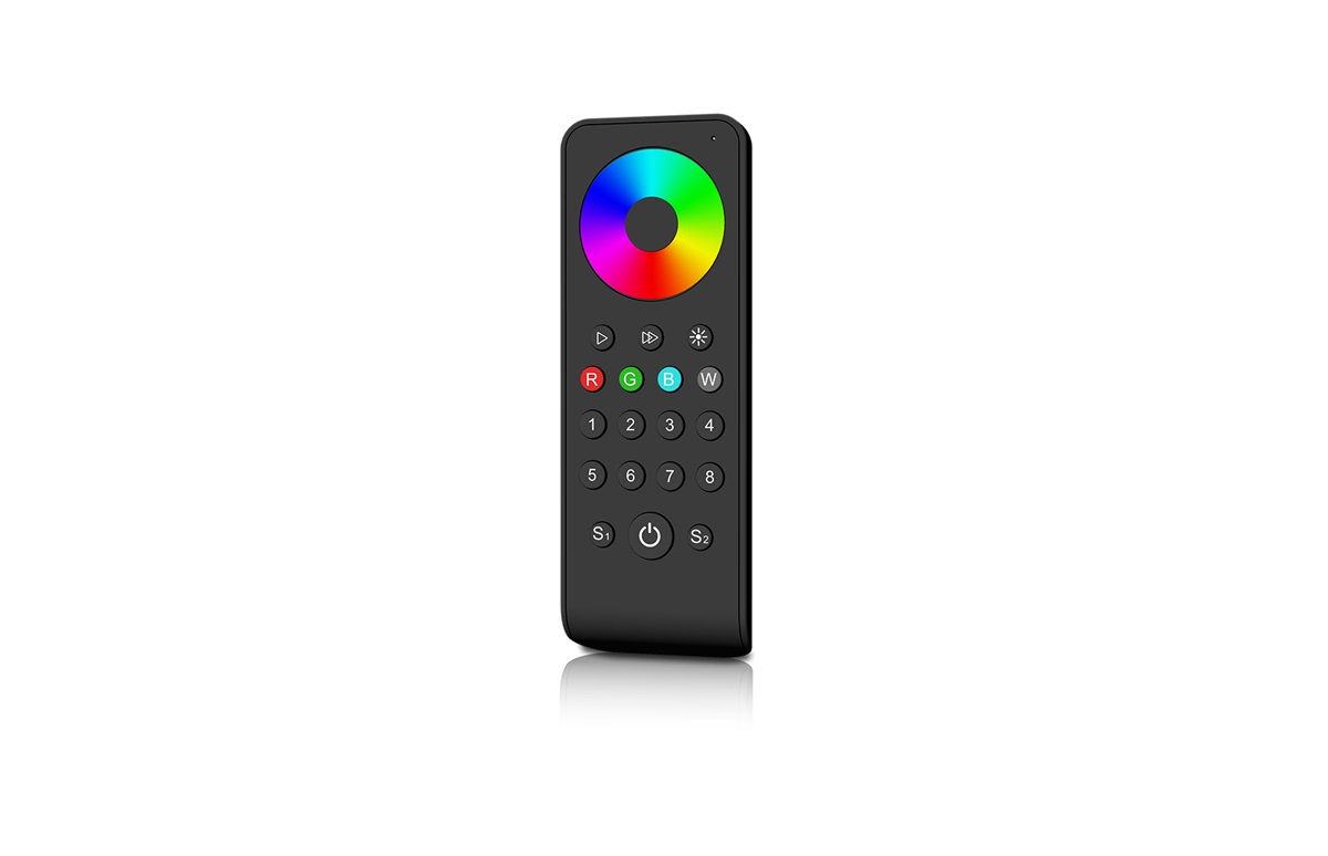 LED Dimmer | 10 Zonne | RF afstandsbediening (8 Kanaal) | DELUX RS8 | RGB / RGBW