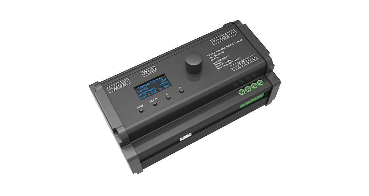 LEDware DMXw@re LWSR220.SK1.6A | DIN | TRIAC LED Controller | DMX 220 Volt 1 x 6 Ampere