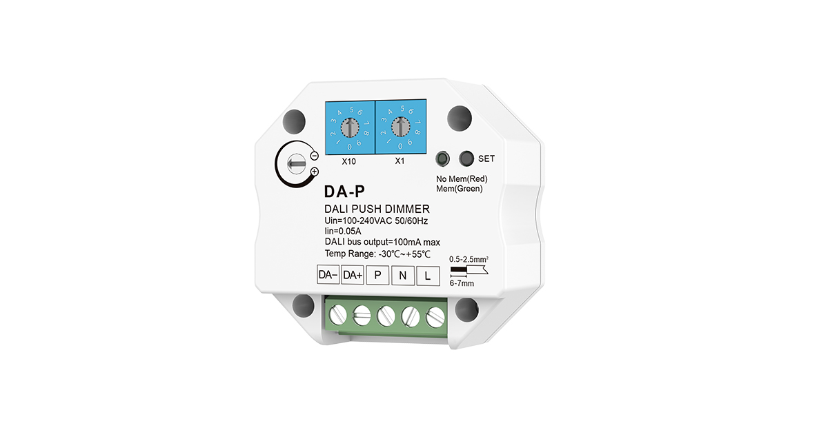 LEDware DALIw@re LED dimmer | DALI | MASTER | PUSH | LWDALI.DA-P