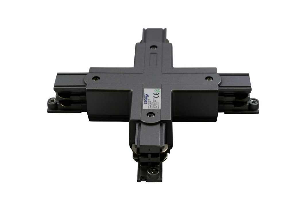 3 Fase | Rail  Power X connector Links | Zwart