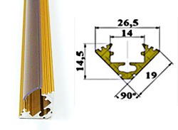 LED Profiel gekleurd