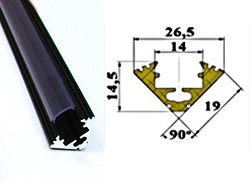 LED Profiel gekleurd