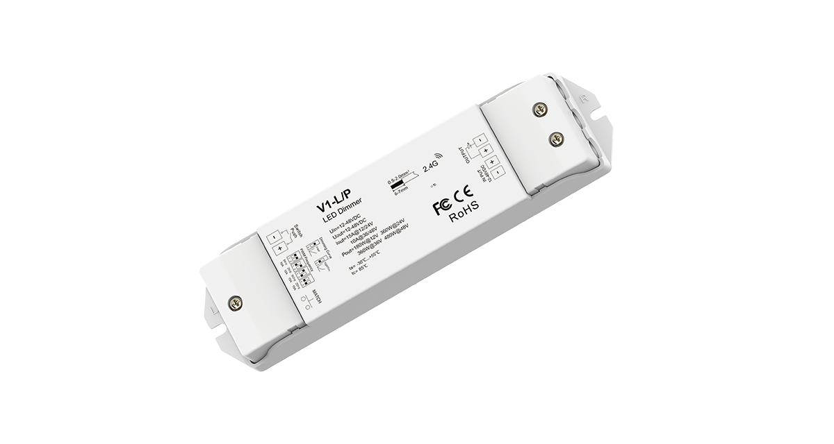 LED Dimmer | 10 Zonne | RF Ontvanger | 12 - 48 Volt | 1 x 15A | LWV1-LP