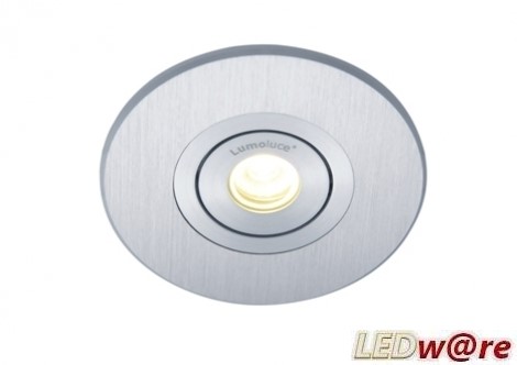 LED inbouwplaat | 1 LEDs | Rond | Lumoluce R80