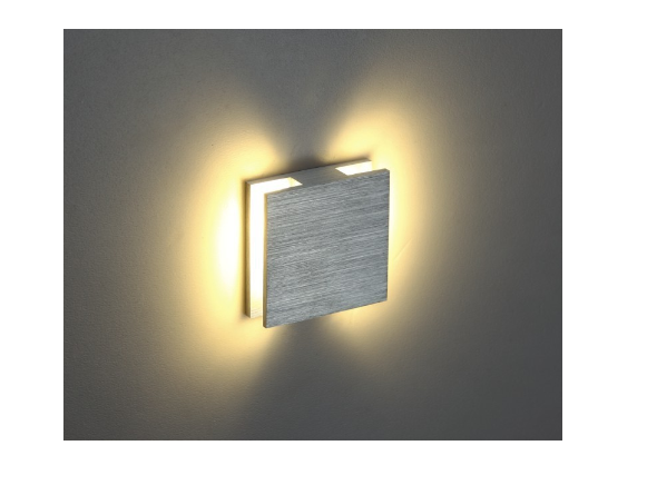 LEDw@re | LED wandarmatuur | 1 LEDs | vierkant | Warm Wit | LEDw@re Wall 03
