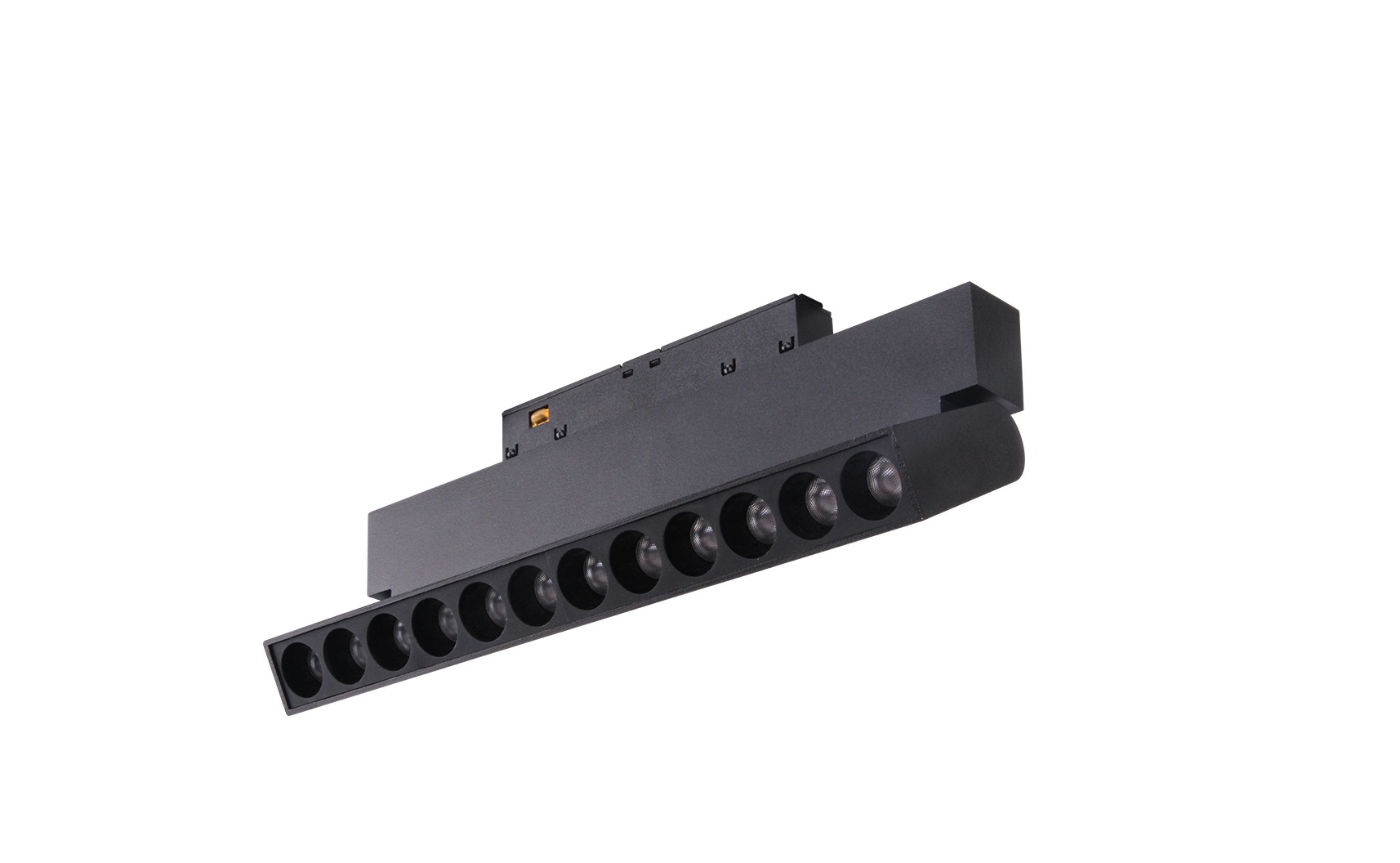 LED Magneet Rail | Type MAGNETO AIM Zwart | 12 Watt | 220 mm | Daglicht Wit | LWL20.SD.12W