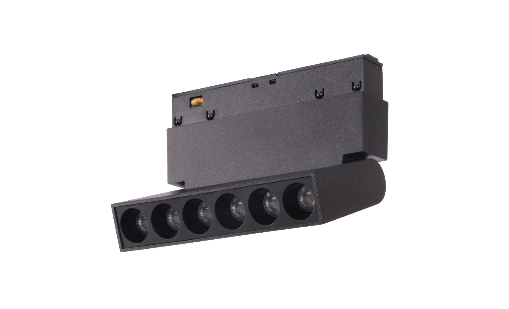 LED Magneet Rail | Type MAGNETO AIM Zwart | 6 Watt | 110 mm | Warm Wit | LWL20.SD.6W.WW