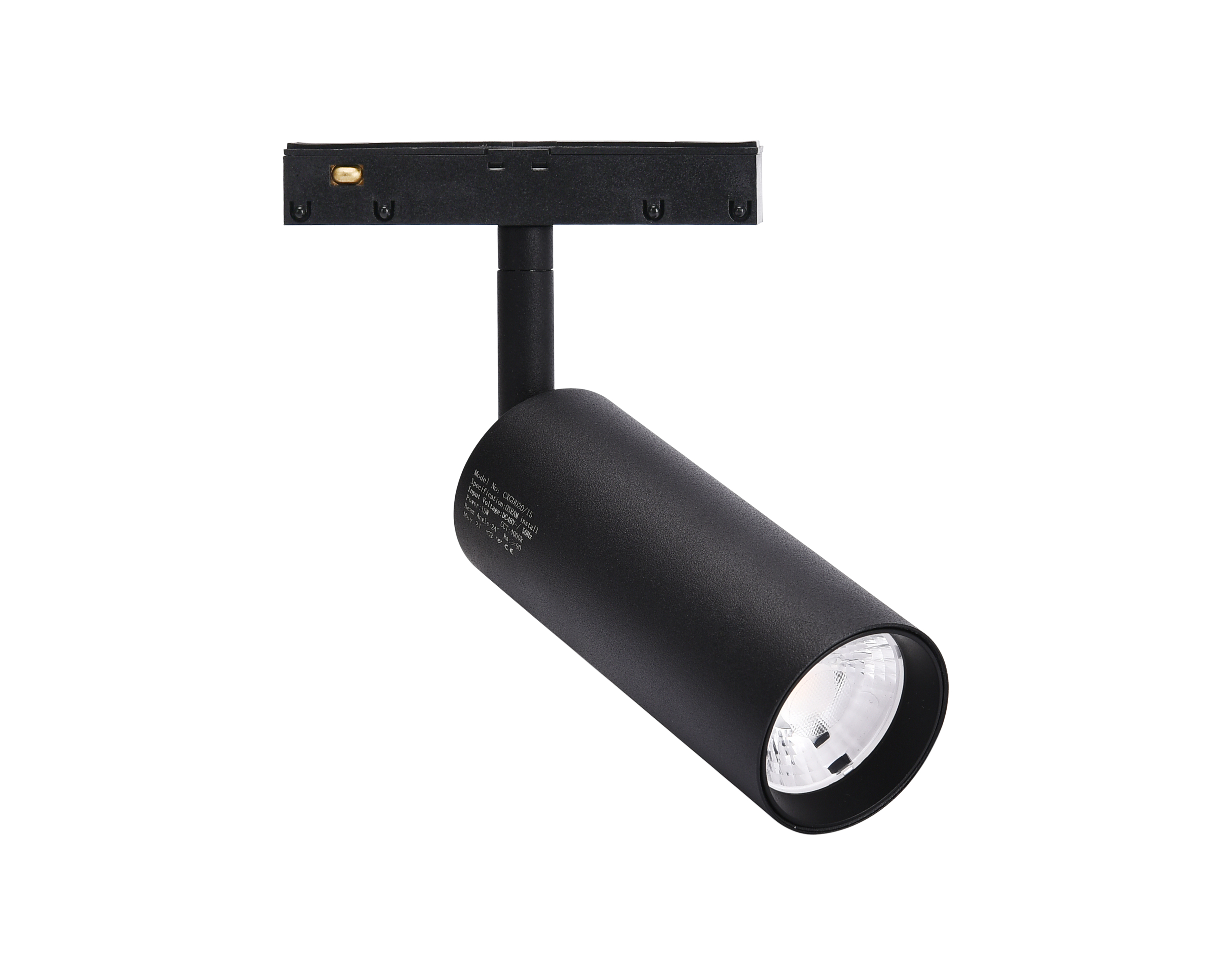 LED Magneet Rail | Type SPOT Zwart | 15 Watt | 50-100 mm | Daglicht Wit | LWL20.GD.15W.WW