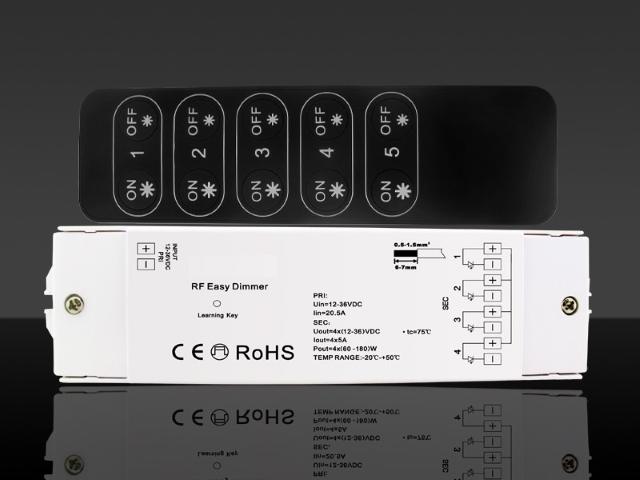 LED RF 5 Zonne Dimmers