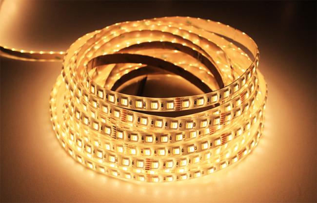 LEDware SMD LEDstrip | 24 Volt | 19 Watt | 60 RGB + Warm Wit LEDs in één LED | 1 Meter