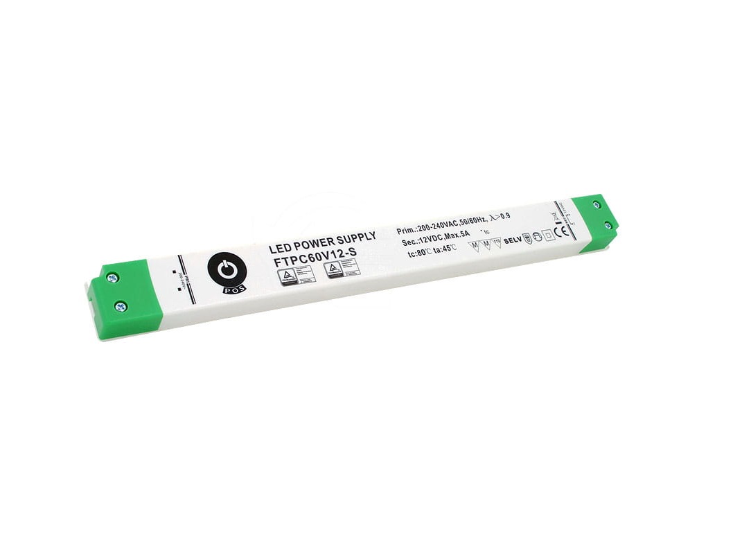 POS | LED Voeding | 60 Watt | 12 Volt | GTPC-60-12-S | Small Formfactor