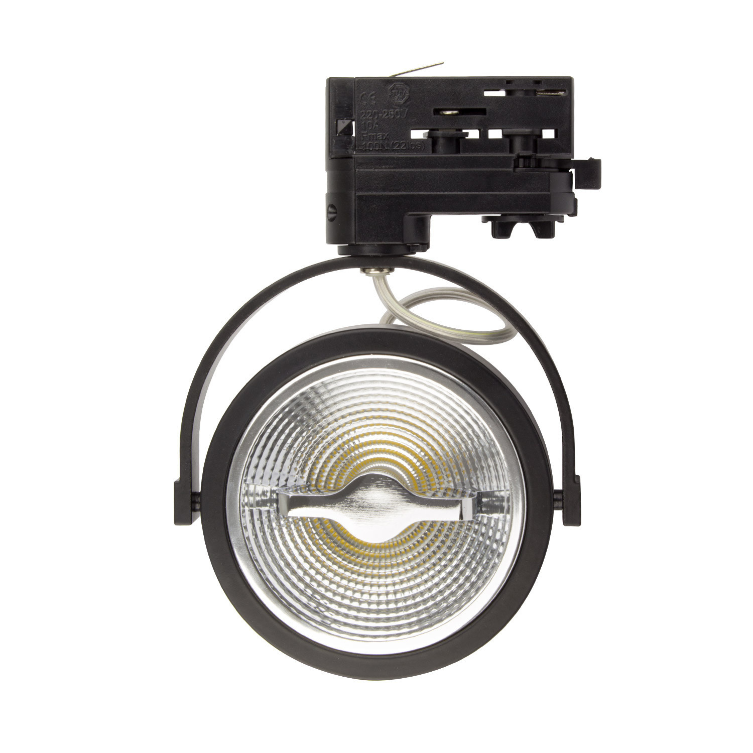 LEDware | 3 Fase | trackspot | Dim to Warm | AR111 | Zwart