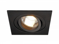 LED inbouwframe | GU10 | 9 x 9 CM | Zwart | Vierkant