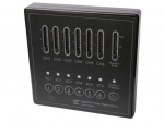 LED Controller | 220 Volt | Fader Panel DMX II, wall mount, 6 ch