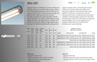 LED TL Armatuur | 230 Volt | 2 x 24 Watt | VV 44 Watt TL | IP 54