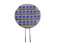 LED steeklampje | 12 Volt | 2,1 W | VV 10-15 W | Blauw | G4