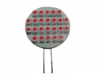 LED steeklampje | 12 Volt | 2,1 W | VV 10-15 W | Rood | G4