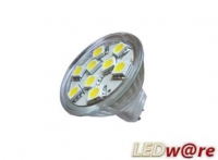 LED steeklampje | 12 Volt | 12 LED | 2,9 W | VV 20 W | Warm Wit