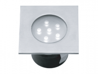 LED Grondspot | 12 Volt | Vierkant | 1 Watt | Wit