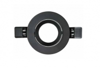 LED inbouwframe | GU10 | 9 CM diameter | Zwart | Rond