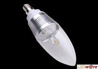 LED Kaars lang | 230 Volt | 4 Watt | VV 24-40 Watt | Warm Wit |