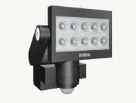 LED Gevellamp met sensor | 230 Volt | 25 Watt | 1000 Lm | Zwart