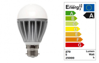 Verdatim B22 | LED Classic A B22 3.5W 3000K WW  270LM 130˚