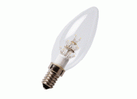 LED Kaars lang | 230 Volt | 2 Watt | VV 15-20 Watt | Warm Wit |