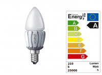 LED Lamp | 230 Volt | 5 Watt | VV 24-40 Watt | Warm Wit | E14 |