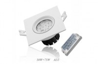 LEDware | LED inbouwspot | 10 LEDs | Vierkant | 10 W | Warm Wit