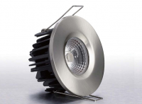 LEDware | LED inbouwspot | 1 LEDs | Rond | 8 W | Warm Wit | RVS