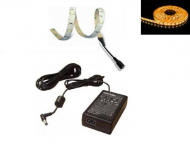 LEDstripset | LEDstrip 3 Meter 180 LEDs Warm Wit + Voeding + Dim