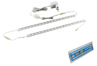 LEDstripset | LEDstrip 2 x 30 cm | 15LEDs Warm Wit + Voeding