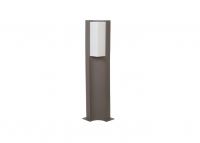 Buitenlamp | Aluminium Quarter pole lamp | Grijs | 110 Cm | Warm