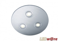 LED inbouwplaat | 3 LEDs | Rond | Lumoluce R200