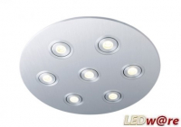 LED inbouwplaat | 7 LEDs | Rond | Lumoluce R260