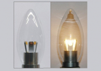 LED Kaars lang | 230 Volt | 3 Watt | VV 15-20 Watt | Warm Wit |