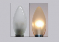 LED Kaars lang | 230 Volt | 3 Watt | VV 15-20 Watt | Warm Wit |