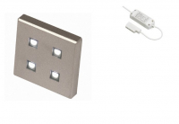 LED Kastverlichting set | 1 Lampjes | 1 x 1,4 Watt | Vierkant