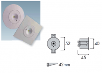 LEDw@re | Noodverlichting | Exo | inbouw | Rond