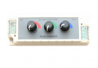 RGB LED Controller | 3 x 48 Watt | 12-24 Volt | Draaiknoppen