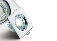 LEDware | LED inbouwspot | 1 LED | Vierkant | 5 W | 450 Lm | Doe