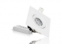 LEDware | LED inbouwspot | 8 LEDs | Vierkant | 8 W | Warm Wit |