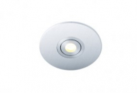 LED inbouwplaat | 1 LEDs | Rond | Lumoluce R100 | Zwart (Geanodi