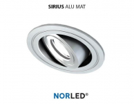 NORLED | LED inbouwspot | 1 LED | Rond | 3 W | Warm Wit | SIRIOS