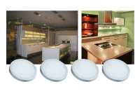 LEDware | LED Kastverlichting set | 4 Lampjes | 4 x 1,5 Watt | R